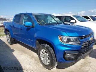 2022 Chevrolet Colorado 2WD LT with VIN 1GCGSCEA3N1298704, listed as a Copart auction lot 76982724 with 0 mi miles and Non Repairable. Bid and sale history available at carsss.com. Image 4.