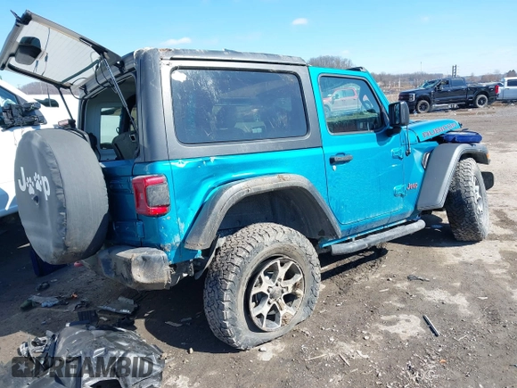 2020 Jeep Wrangler Rubicon z VIN 1C4HJXCG9LW233152, wystawiony jako IAAI lot #41623515 z przebiegiem 88 548 mil mil oraz . Historia ofert i sprzedaży dostępna na DreamBid. Obrazek 4.