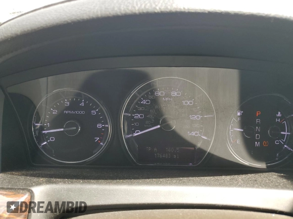 2011 Lincoln MKS with VIN 1LNHL9DR5BG604978, listed as a Copart auction lot 51420245 with 176,483 mi miles and Salvage Title. Bid and sale history available at DreamBid. Image 9.