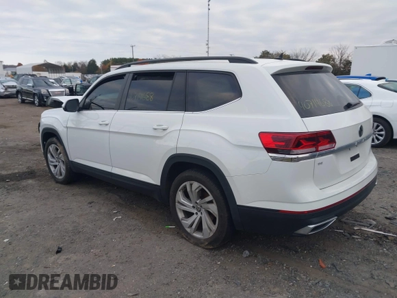 2023 Volkswagen Atlas SE with VIN 1V2KP2CA9PC556898, listed as a IAAI auction lot 40714688 with 53,598 mi miles and . Bid and sale history available at DreamBid. Image 3.
