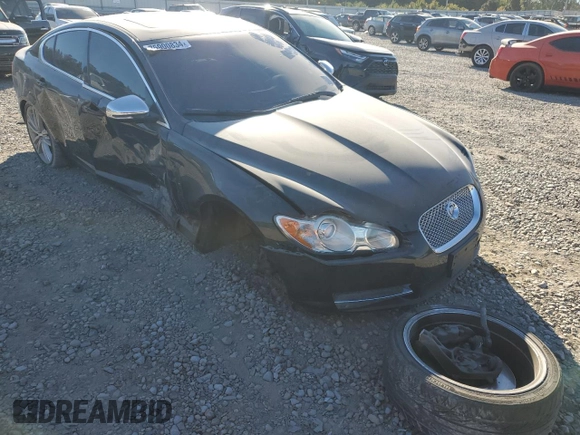 2010 Jaguar XF Supercharged with VIN SAJWA0HE3AMR66894, listed as a Copart auction lot 79647614 with 0 mi miles and Salvage Title. Bid and sale history available at carsss.com. Image 4.