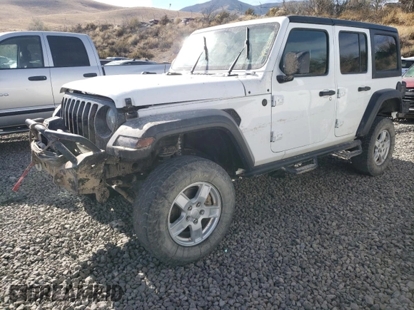2022 Jeep Wrangler Unlimited Willys with VIN 1C4HJXDM6NW182023, listed as a Copart auction lot 74382123 with Not Provided miles and . Bid and sale history available at DreamBid. Image 1.