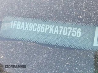 2023 Ford Transit Passenger XL z VIN 1FBAX9C86PKA70756, wystawiony jako IAAI lot #42731060 z przebiegiem 23 399 mil mil oraz . Historia ofert i sprzedaży dostępna na DreamBid. Obrazek 12.