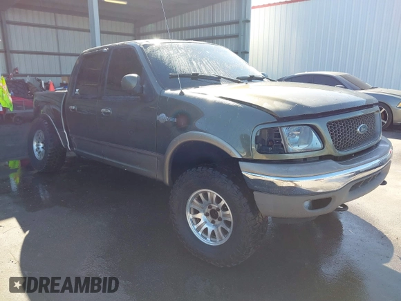 2002 Ford F-150 XLT with VIN 1FTRW08L42KE05595, listed as a IAAI auction lot 41486251 with 1 mi miles. Bid and sale history available at carsss.com. Image 1.