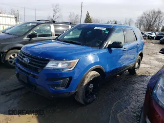 2016 Ford Police Interceptor Utility z VIN 1FM5K8AT1GGD06306, wystawiony jako Copart lot #47268925 z przebiegiem 95 419 mil mil oraz Czysty tytuł • Clean title. Historia ofert i sprzedaży dostępna na DreamBid. Obrazek 1.
