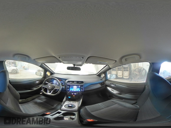 2022 Nissan LEAF S with VIN 1N4AZ1BV8NC563785, listed as a Copart auction lot 45876735 with 35,284 mi miles and Salvage Title. Bid and sale history available at DreamBid. Image 13.