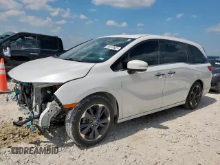 2022 Honda Odyssey Elite z VIN 5FNRL6H99NB057388, wystawiony jako Copart lot #58220605 z przebiegiem 34 469 mil mil oraz Szkoda całkowita • Salvage title. Historia ofert i sprzedaży dostępna na DreamBid. Obrazek 1.
