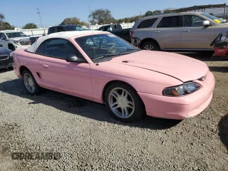 1998 Ford Mustang GT with VIN 1FAFP45X7WF141615, listed as a Copart auction lot 42099895 with 169,069 mi miles and Salvage Title. Bid and sale history available at carsss.com. Image 4.