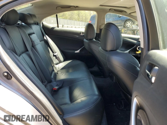 2013 Lexus IS 250 with VIN JTHCF5C25D2036068, listed as a Copart auction lot 52014305 with 130,819 mi miles and Salvage Title. Bid and sale history available at carsss.com. Image 10.
