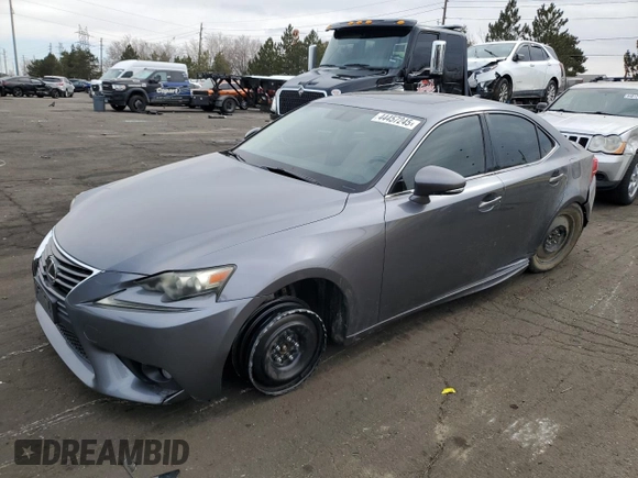 2014 Lexus IS 350 с VIN JTHCE1D24E5000477, выставлен на аукционе Copart как лот 44457245 с пробегом 132 084 миль миль и Списание • Salvage title. История ставок и продаж доступна на DreamBid. Изображение 1.