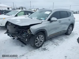 2020 Hyundai Santa Fe Limited with VIN 5NMS5CAD4LH278417, listed as a IAAI auction lot 41607170 with 40,683 mi miles. Bid and sale history available at carsss.com. Image 2.