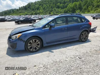2012 Subaru Impreza Special Sports Limited with VIN JF1GPAU64CH242817, listed as a Copart auction lot 63817505 with 106,957 mi miles and Salvage title. Bid and sale history available at DreamBid. Image 1.