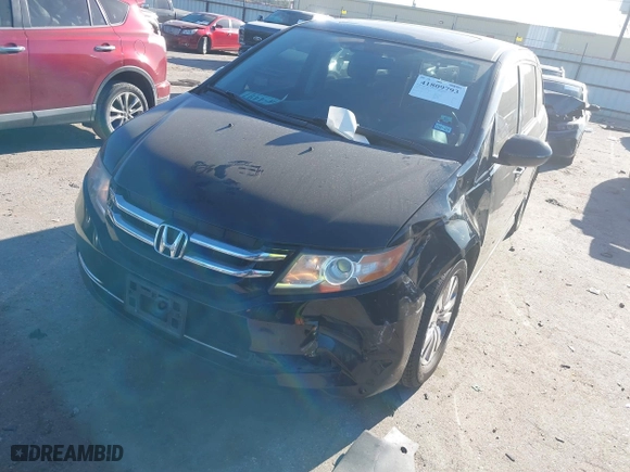 2016 Honda Odyssey EX-L with VIN 5FNRL5H64GB089426, listed as a IAAI auction lot 41809793 with 89,413 mi miles. Bid and sale history available at carsss.com. Image 17.