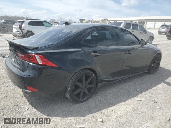 2014 Lexus IS 350 with VIN JTHBE1D29E5005055, listed as a Copart auction lot 49089765 with 159,146 mi miles and Salvage Title. Bid and sale history available at carsss.com. Image 3.