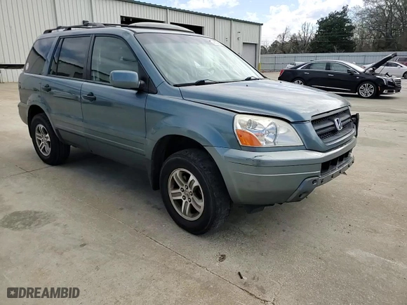 2005 Honda Pilot EX-L with RES with VIN 2HKYF18685H515886, listed as a Copart auction lot 49226655 with 244,135 mi miles and Salvage Title. Bid and sale history available at carsss.com. Image 10.