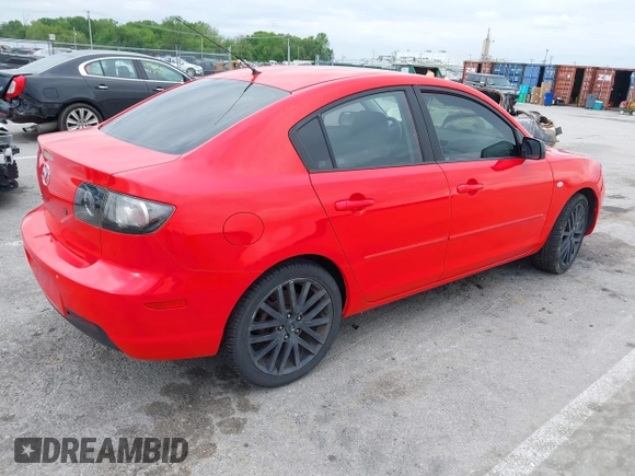2008 Mazda Mazda3 i Touring Value with VIN JM1BK32F481841945, listed as a IAAI auction lot 42193928 with 154,359 mi miles. Bid and sale history available at carsss.com. Image 4.