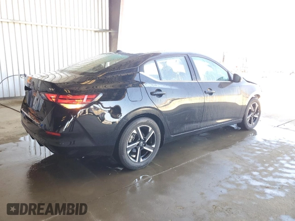 2024 Nissan Sentra SV with VIN 3N1AB8CVXRY283744, listed as a Copart auction lot 58761425 with 22,055 mi miles and Salvage title. Bid and sale history available at DreamBid. Image 3.