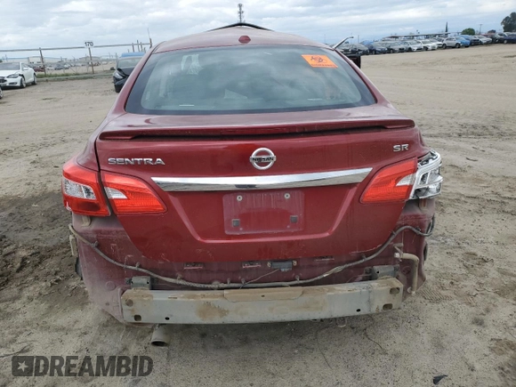 2018 Nissan Sentra S with VIN 3N1AB7AP2JY217837, listed as a Copart auction lot 48783465 with 0 mi miles and Salvage Title. Bid and sale history available at carsss.com. Image 6.