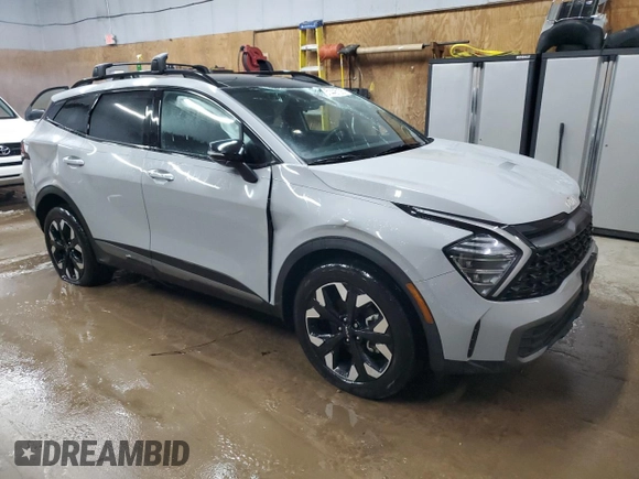 2024 Kia Sportage X-Line with VIN 5XYK6CDF4RG219185, listed as a Copart auction lot 51446105 with 4,109 mi miles and Salvage Title. Bid and sale history available at carsss.com. Image 4.