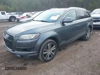 2015 Audi Q7 Premium Plus with VIN WA1LGAFE4FD008776, listed as a IAAI auction lot 41528346 with 213,557 mi miles and . Bid and sale history available at DreamBid. Image 17.