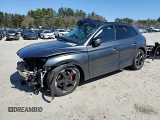 2019 Audi SQ5 Premium Plus z VIN WA1B4AFY3K2047735, wystawiony jako Copart lot #52304265 z przebiegiem Nie podano mil oraz Szkody całkowita. Historia ofert i sprzedaży dostępna na DreamBid. Obrazek 1.