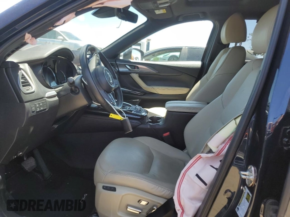 2021 Mazda CX-9 Grand Touring with VIN JM3TCBDY6M0520443, listed as a Copart auction lot 57403735 with 31,414 mi miles and Salvage title. Bid and sale history available at DreamBid. Image 7.