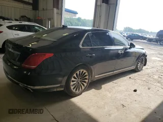 2017 Genesis G90 Premium z VIN KMHG34JA8HU027869, wystawiony jako Copart lot #59992215 z przebiegiem 143 421 mil mil oraz Czysty tytuł • Clean title. Historia ofert i sprzedaży dostępna na DreamBid. Obrazek 3.