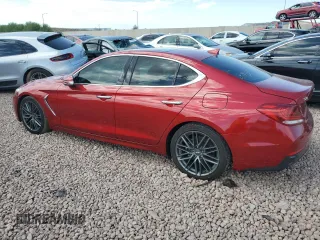 2019 Genesis G70 2.0T Advanced with VIN KMTG34LA7KU013830, listed as a Copart auction lot 69072164 with 44,913 mi miles and Salvage Title. Bid and sale history available at carsss.com. Image 2.