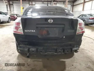 2008 Nissan Sentra S with VIN 3N1AB61E08L669849, listed as a Copart auction lot 43179785 with Not Provided miles and Salvage Title. Bid and sale history available at DreamBid. Image 6.