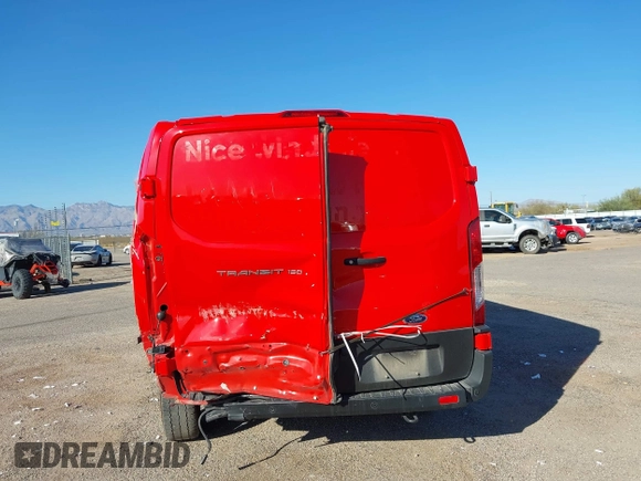2023 Ford Transit Cargo with VIN 1FTYE1Y80PKB93303, listed as a IAAI auction lot 41756790 with 22,741 mi miles. Bid and sale history available at carsss.com. Image 16.