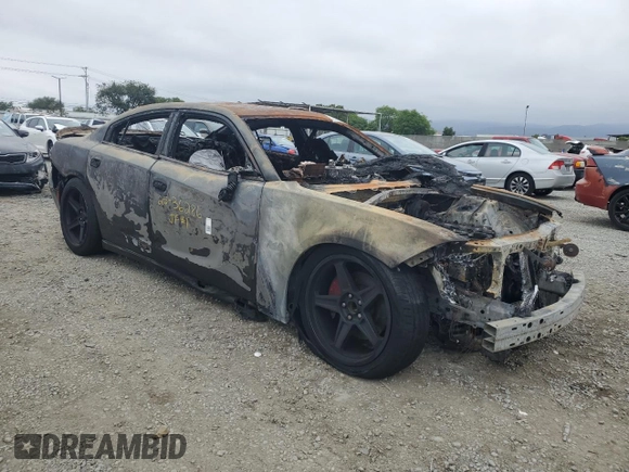 2016 Dodge Charger R/T with VIN 2C3CDXCT5GH302085, listed as a Copart auction lot 57583955 with Not provided miles and Non repairable. Bid and sale history available at DreamBid. Image 4.