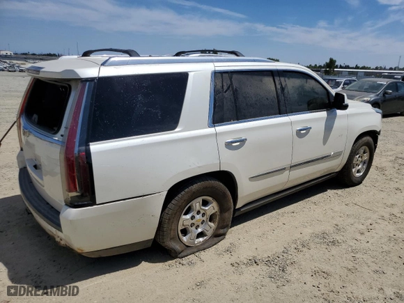 2015 Cadillac Escalade Premium with VIN 1GYS4NKJ4FR650898, listed as a Copart auction lot 65624904 with 0 mi miles and Salvage Title. Bid and sale history available at carsss.com. Image 3.