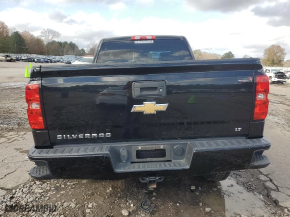 2017 Chevrolet Silverado 1500 LT with VIN 1GCVKREHXHZ159280, listed as a Copart auction lot 85484994 with 134,589 mi miles and Salvage Title. Bid and sale history available at carsss.com. Image 6.
