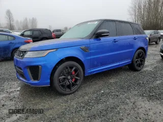 2019 Land Rover Range Rover Sport SVR with VIN SALWZ2SE2KA814838, listed as a Copart auction lot 45405035 with 74,674 mi miles and Salvage Title. Bid and sale history available at DreamBid. Image 1.
