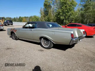 1969 Lincoln Continental with VIN 9Y89A845241, listed as a Copart auction lot 73651974 with 30,949 mi miles and Non Repairable. Bid and sale history available at DreamBid. Image 2.