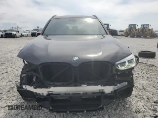 2021 BMW X3 M with VIN 5YMTS0C01M9G25876, listed as a Copart auction lot 58250524 with 27,536 mi miles and Salvage Title. Bid and sale history available at carsss.com. Image 5.