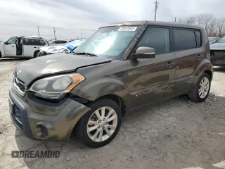 2012 Kia Soul + with VIN KNDJT2A66C7399955, listed as a Copart auction lot 48883605 with 125,822 mi miles and Clean Title. Bid and sale history available at carsss.com. Image 1.