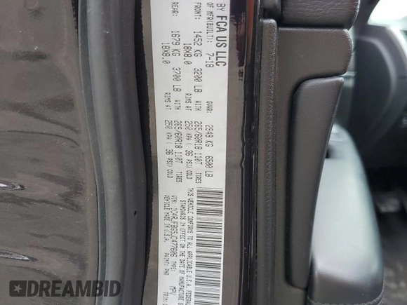 2018 Jeep Grand Cherokee Sterling Edition with VIN 1C4RJFBG5JC477606, listed as a Copart auction lot 87067634 with 91,933 mi miles and Salvage Title. Bid and sale history available at carsss.com. Image 13.