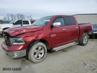 2015 Ram 1500 Big Horn with VIN 1C6RR7LM5FS603986, listed as a Copart auction lot 42157085 with 64,984 mi miles and Salvage Title. Bid and sale history available at carsss.com. Image 1.