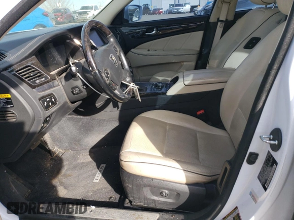 2014 Hyundai Equus Ultimate z VIN KMHGH4JH5EU089627, wystawiony jako Copart lot #88959255 z przebiegiem 77 453 mil mil oraz Szkoda całkowita • Salvage title. Historia ofert i sprzedaży dostępna na DreamBid. Obrazek 7.