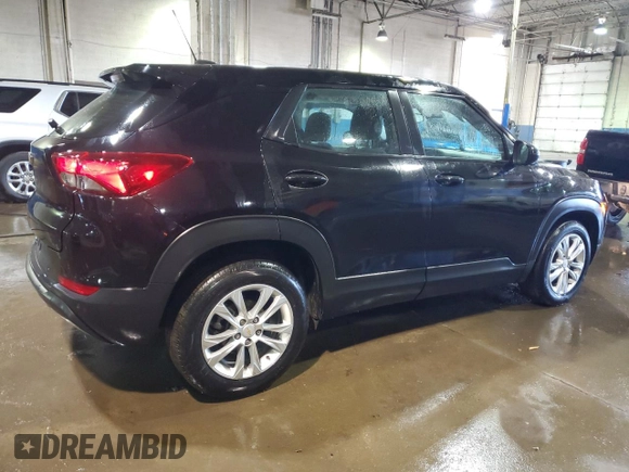 2021 Chevrolet TrailBlazer LS with VIN KL79MMS23MB040615, listed as a Copart auction lot 40541544 with 31,214 mi miles and . Bid and sale history available at DreamBid. Image 3.