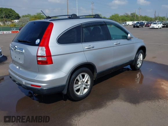 2011 Honda CR-V EX-L with VIN 5J6RE3H77BL059988, listed as a IAAI auction lot 41546100 with 77,485 mi miles. Bid and sale history available at carsss.com. Image 4.
