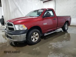 2014 Ram 1500 Tradesman z VIN 3C6JR7DG7EG185619, wystawiony jako Copart lot #73651574 z przebiegiem 81 401 mil mil oraz Szkoda całkowita • Salvage title. Historia ofert i sprzedaży dostępna na DreamBid. Obrazek 1.