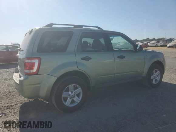 2008 Ford Escape Hybrid with VIN 1FMCU49H58KA60224, listed as a Copart auction lot 63947565 with 162,455 mi miles and Clean title. Bid and sale history available at DreamBid. Image 3.