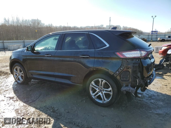 2015 Ford Edge Titanium z VIN 2FMTK3K91FBB52506, wystawiony jako Copart lot #84192474 z przebiegiem 136 437 mil mil oraz Nie do naprawy • Non repairable. Historia ofert i sprzedaży dostępna na DreamBid. Obrazek 2.