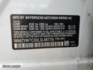2020 MINI Countryman Cooper S with VIN WMZYW7C00L3L48776, listed as a Copart auction lot 80785704 with 84,194 mi miles and Salvage Title. Bid and sale history available at carsss.com. Image 12.
