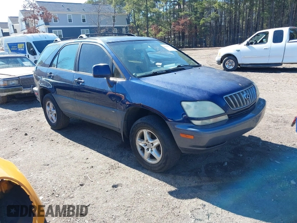 2003 Lexus RX 300 with VIN JTJGF10U030160533, listed as a IAAI auction lot 41698069 with 246,687 mi miles and . Bid and sale history available at DreamBid. Image 1.