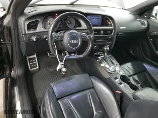 2013 Audi S5 Premium Plus with VIN WAUCGAFH7DN017346, listed as a Copart auction lot 85787924 with 119,684 mi miles and Salvage Title. Bid and sale history available at carsss.com. Image 8.