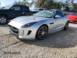 2016 Jaguar F-Type R with VIN SAJWJ6HL5GMK23731, listed as a Copart auction lot 74624114 with 9,647 mi miles and Non Repairable. Bid and sale history available at DreamBid. Image 1.