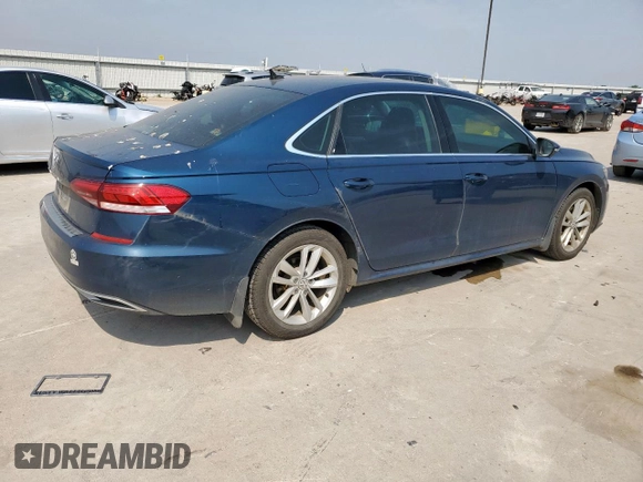 2020 Volkswagen Passat SE with VIN 1VWSA7A34LC019688, listed as a Copart auction lot 56593315 with 103,612 mi miles and Salvage title. Bid and sale history available at DreamBid. Image 3.